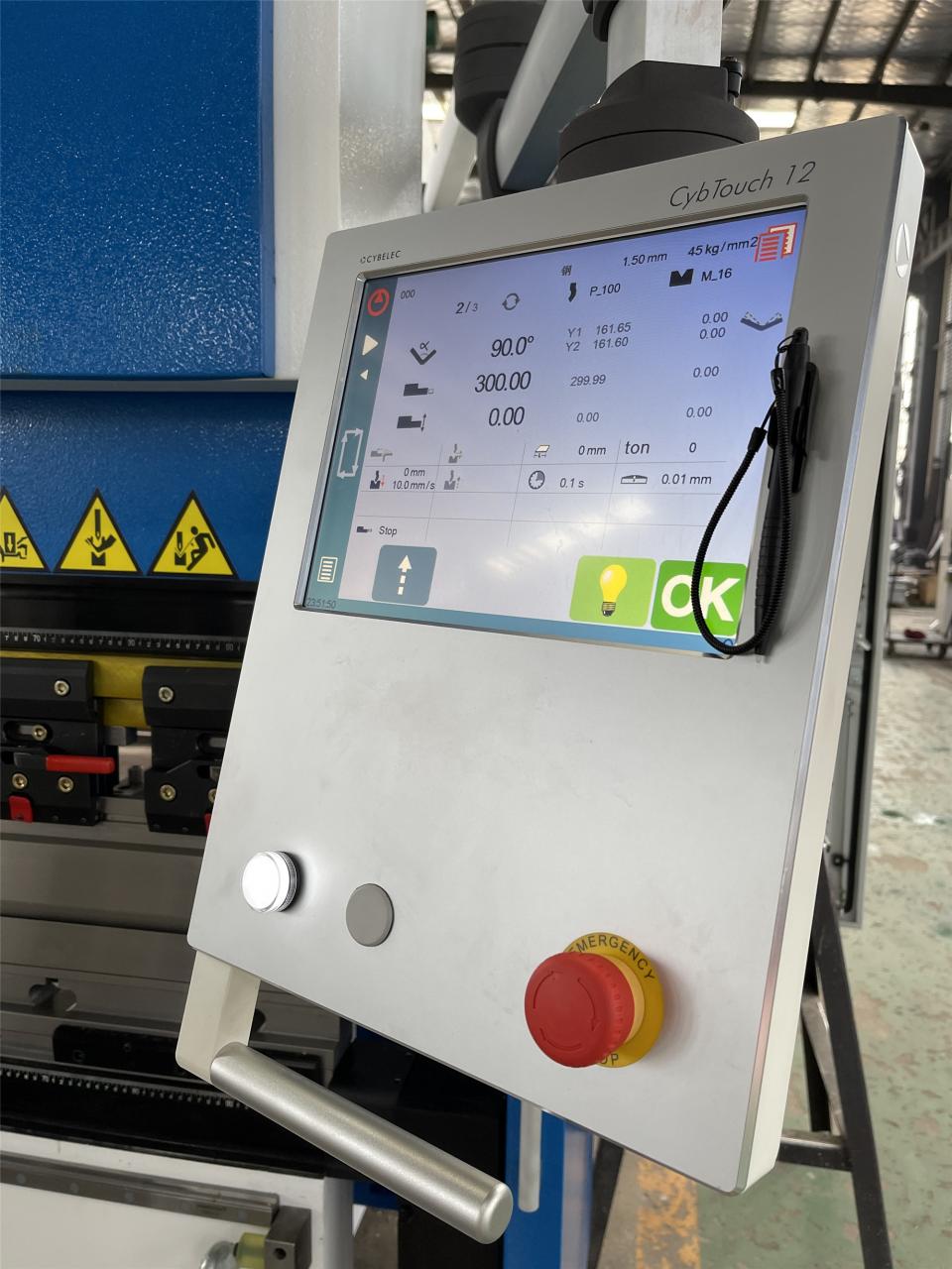 160т-4000 4-осна Цнц хидраулична машина за савијање прес кочница