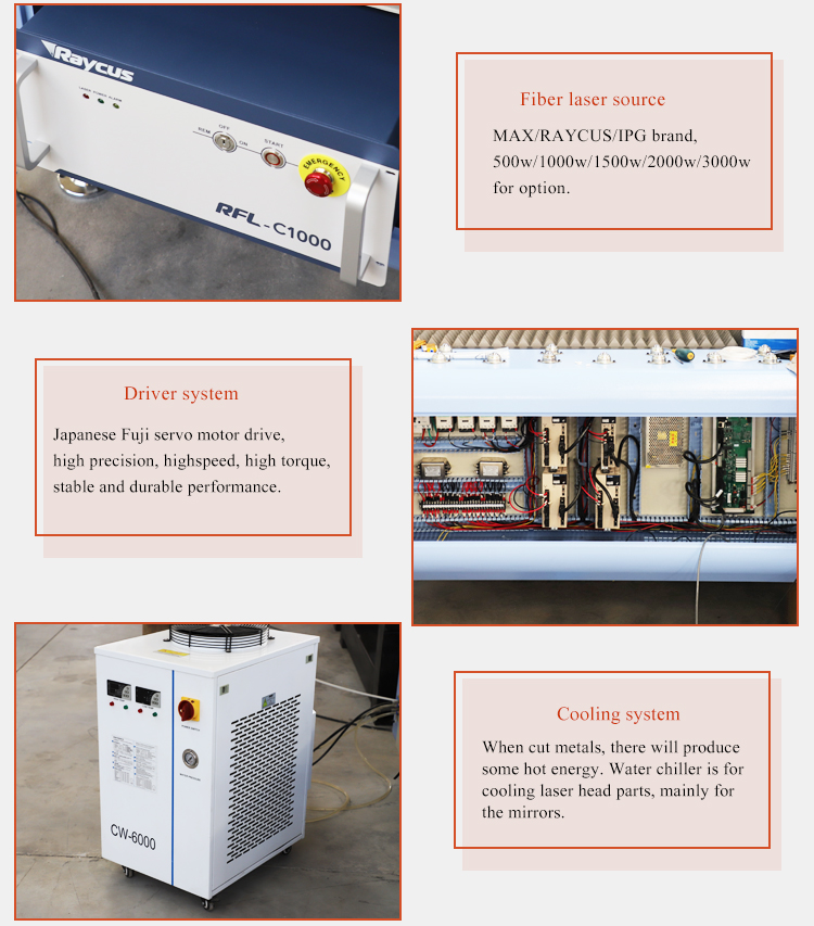 3015 Раицус 1000в / 1500в / 2000в машина за ласерско сечење влакана најбоља цена