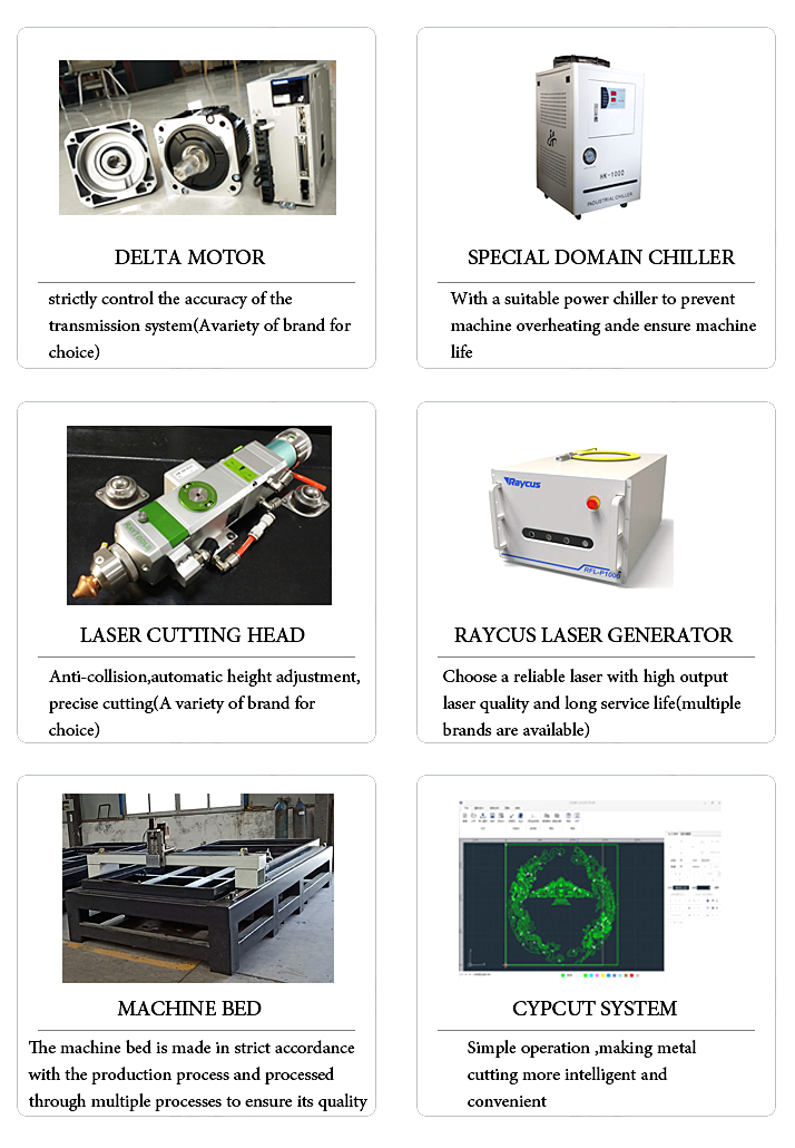 High Power Precision 1000w 1500w 2000w China Fiber Laser Cutting Machine Прецизна машина велике снаге 1000в 1500в 2000в кинеска машина за ласерско резање влакана