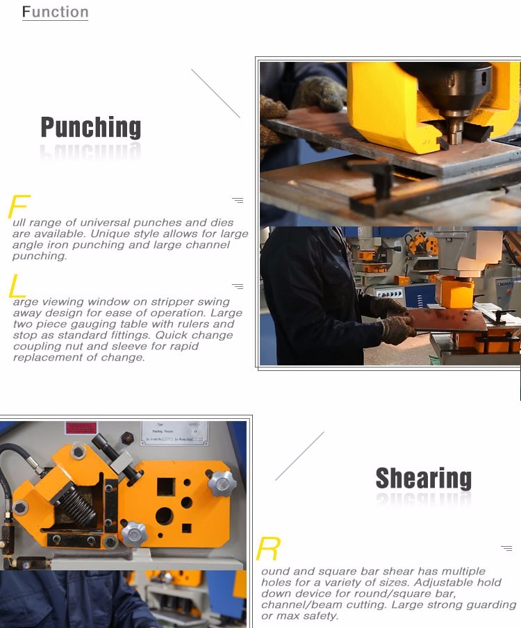 Комбинована машина за шишање и пробијање вишенаменске хидрауличке машине за гвожђе серије К35и